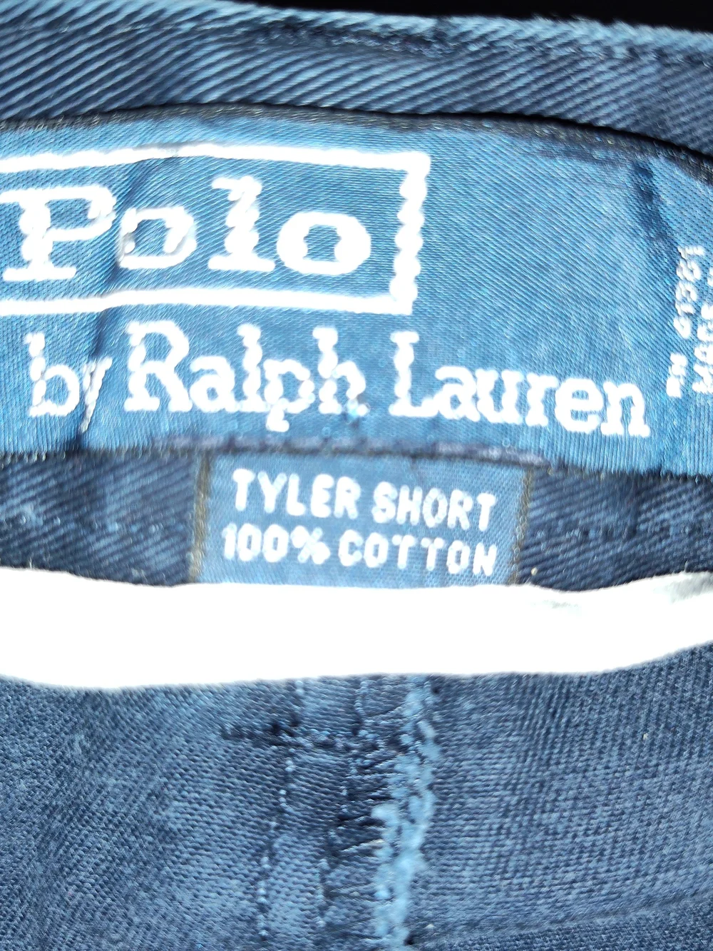 Polo by Ralph Lauren Navy Blue Flat-Front Men's Shorts